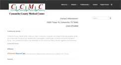 Desktop Screenshot of comanchecmc.org